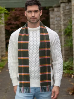 Mens Cashmere Scarves|Ladies Cashmere Scarves*Sweater Shop 100% Cashmere Scarf Green