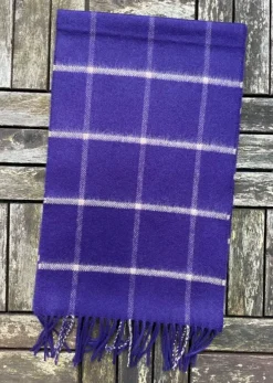 Mens Cashmere Scarves|Ladies Cashmere Scarves*Sweater Shop 100% Cashmere Scarf Purple