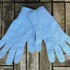 Aran Gloves & Mittens*Sweater Shop 100% Lambswool Gloves Sky Blue - Ladies