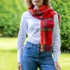 Ladies Lambswool Scarves*Sweater Shop 100% lambswool Red, Green & Blue 207