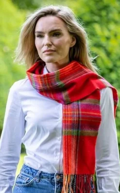 Ladies Lambswool Scarves*Sweater Shop 100% lambswool Red, Green & Blue 207