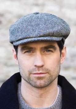 Aran Wool Hats|Mens Caps*Sweater Shop 8 Piece Driving Cap Col: 01