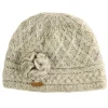 Aran Wool Hats|Ladies Hats*Sweater Shop Aran Trellis Pullon Hat Oatmeal