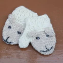 Sheep Toys And Gifts|Kids Hand-Knit Sweaters And Cardigans*Sweater Shop Babies Handknit Aran Gloves