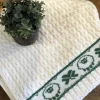 Aran Wool Throws|Blankets*Sweater Shop Baby Blanket Sheep & Shamrock Design
