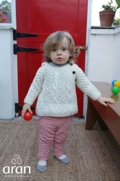 Kids Hand-Knit Sweaters And Cardigans|Baby & Toddler Sweaters*Sweater Shop Baby Handknit Irish Aran Hoody