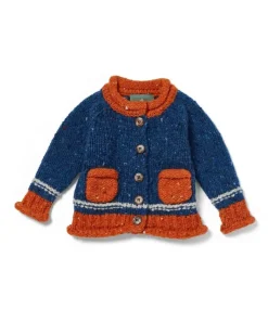 Baby & Toddler Sweaters|Kids Aran Sweaters*Sweater Shop Baby Roll Neck Cardigan Denim