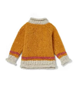 Baby & Toddler Sweaters|Kids Aran Sweaters*Sweater Shop Baby Roll Neck Crew Sweater Mustard
