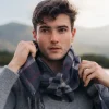 Mens Merino Wool Scarves*Sweater Shop Extra Fine Merino Wool Scarf 188