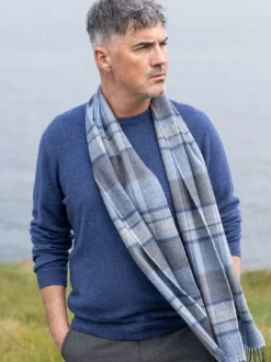 Mens Merino Wool Scarves*Sweater Shop Extra Fine Merino Wool Scarf 187