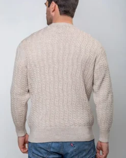 Cashmere And Merino Sweaters|Mens Knitwear*Sweater Shop Extra Fine Merino Wool V Neck Sweater Beige