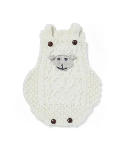 Baby & Toddler Sweaters|Kids Aran Sweaters*Sweater Shop Handknit 100% Merino Baby Romper