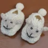 Sheep Toys And Gifts|Wool Slippers*Sweater Shop Handknit Sheep Booties