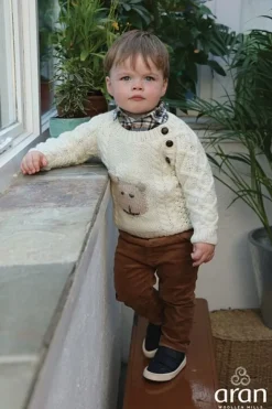 Sheep Toys And Gifts|Kids Hand-Knit Sweaters And Cardigans*Sweater Shop Kids Handknit Merino Sweater Made in Ireland