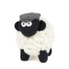 Sheep Toys And Gifts*Sweater Shop Knitted Sheep with Flat Cap - Grey Medium