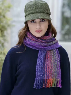 Ladies Hats*Sweater Shop Ladies Green Irish Flapper Cap Col: 51