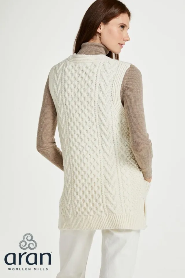 Hand Knit Sweaters|Ladies Cardigans*Sweater Shop Ladies Handknit Buttoned Vest