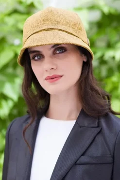 Aran Wool Hats|Ladies Hats*Sweater Shop Ladies Irish Flapper Cap Mustard 602