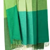 Lambswool*Sweater Shop Lambswool Throw Green Mix - Col.608