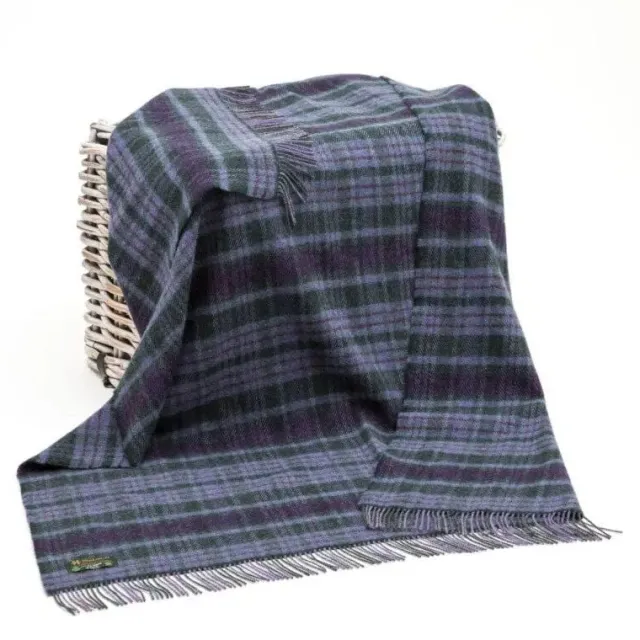 Pure Wool Throw*Sweater Shop Large Irish Picnic Blanket Col: LW113