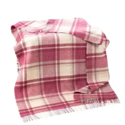 Pure Wool Throw*Sweater Shop Large Irish Picnic Blanket Col: LW126