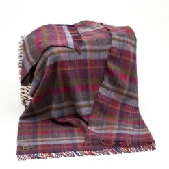 Pure Wool Throw*Sweater Shop Large Irish Picnic Blanket Col: LW134