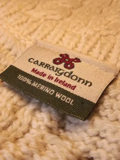 Mens Aran Cardigans|Mens Knitwear*Sweater Shop Mens Aran Handknit Full Zip Merino Wool Cardigan