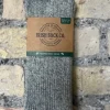Aran Wool Socks*Sweater Shop Mens Merino Wool Socks Grey