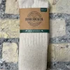 Aran Wool Socks*Sweater Shop Mens Merino Wool Socks Natural