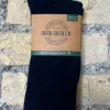 Aran Wool Socks*Sweater Shop Mens Merino Wool Socks Navy