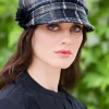 Ladies Hats*Sweater Shop Newsboy Cap Black Brown White Colour 21