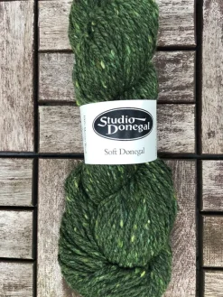 Packs Of Irish Wool*Sweater Shop Soft Donegal Knitting Wool Dark Green 100g
