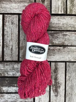 Packs Of Irish Wool*Sweater Shop Soft Donegal Knitting Wool Pink 100g
