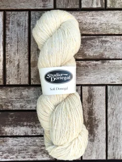 Packs Of Irish Wool*Sweater Shop Soft Donegal Knitting Wool Natural White 100g