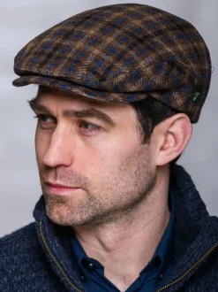 Mens Caps*Sweater Shop Trinity Flat Cap Col. 341
