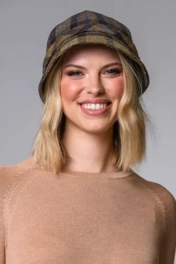 Ladies Hats*Sweater Shop Tweed Flapper Cap Col. 41