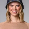 Ladies Hats*Sweater Shop Tweed Flapper Cap Col. 731