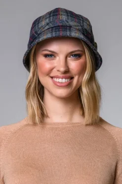 Ladies Hats*Sweater Shop Tweed Flapper Cap Col. 731