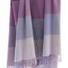 Cashmere & Merino Throws*Sweater Shop Wool and Cashmere Throw Lilac Col.1442